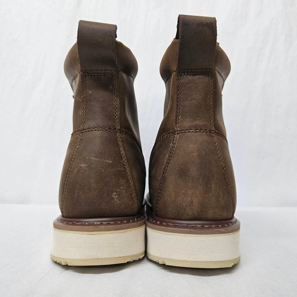 Timberland PRO Wedge‎ 6 Inch Work Boots TB1A5SXH214 Brown Leather Men Size 12